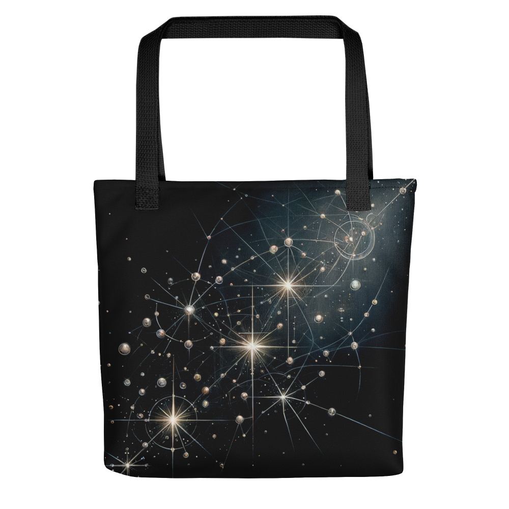 Abstract Art Tote Bag: Strategic Constellations