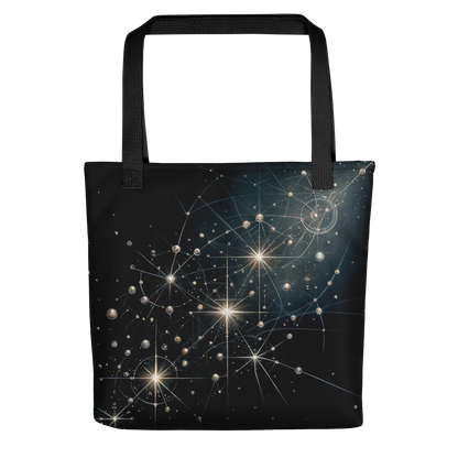 Abstract Art Tote Bag: Strategic Constellations