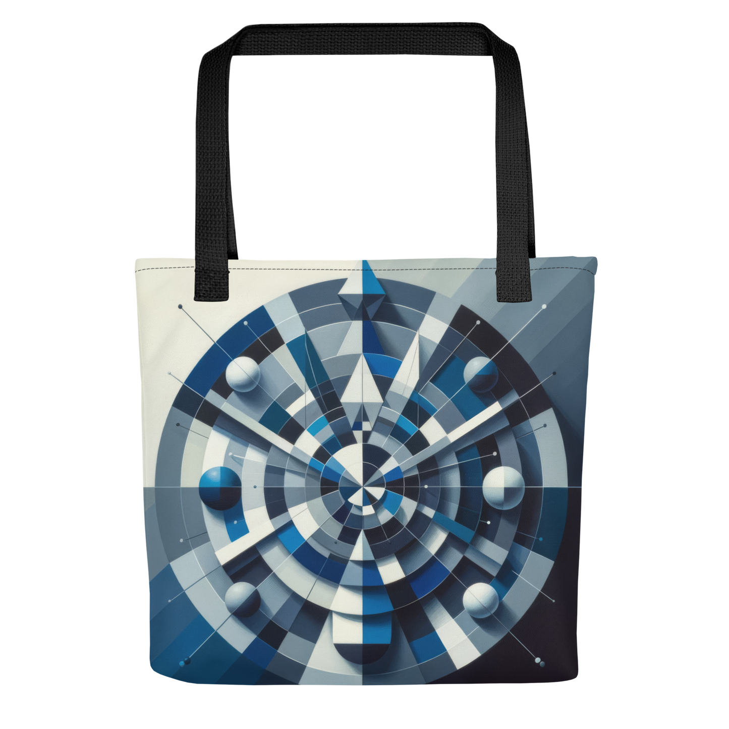 Abstract Art Tote Bag: Precision's Palette