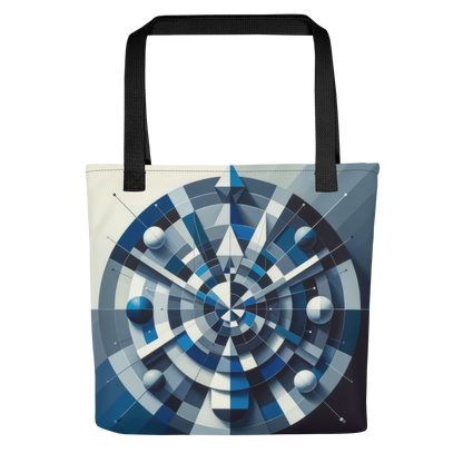 Abstract Art Tote Bag: Precision's Palette