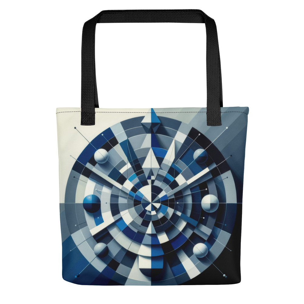 Abstract Art Tote Bag: Precision's Palette