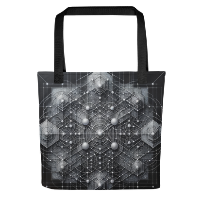 Abstract Art Tote Bag: Precision's Web