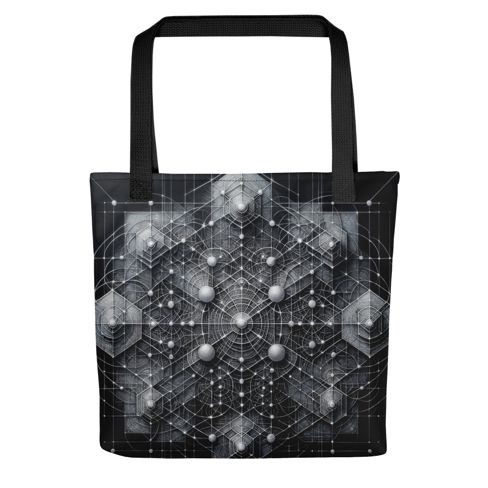 Abstract Art Tote Bag: Precision's Web