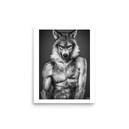 Portraits of Female Creatures - Werewolf: Lustre Paper Poster
