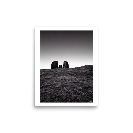 Megaliths Among the Elements - Grassland: Lustre Paper Poster