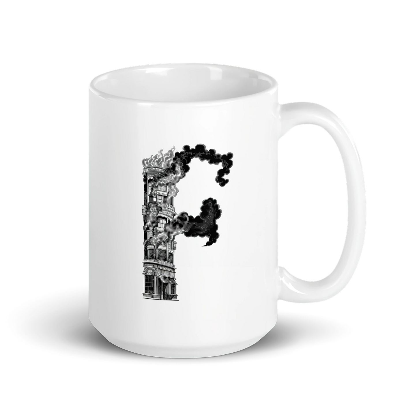 Phonics Letter Art - F for Fire: Ceramic Mug