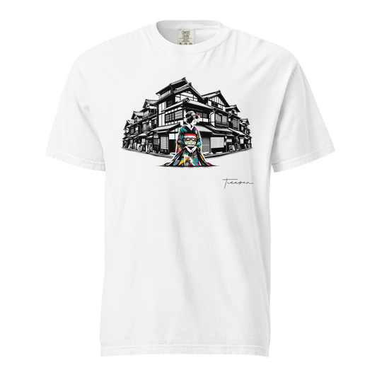 Unisex Graphic T-Shirt: Gion District Streetscape