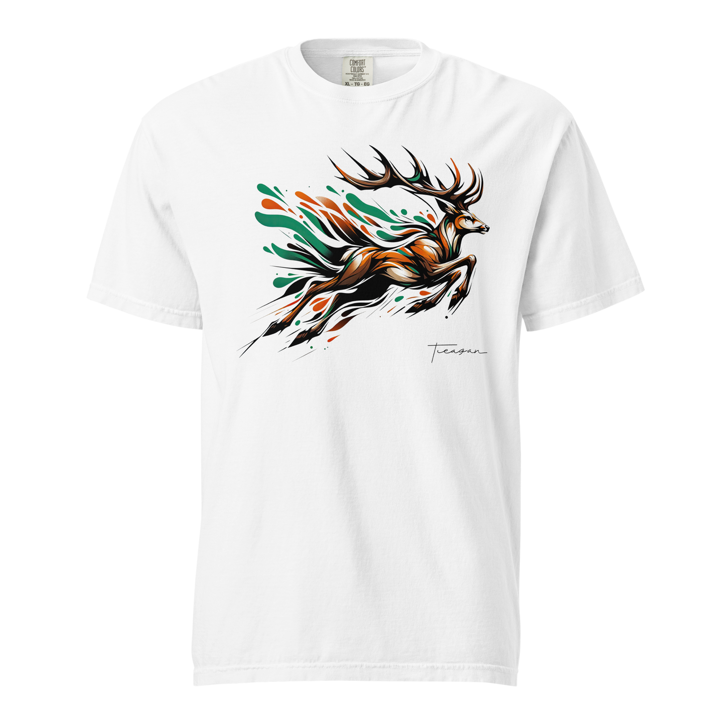 Unisex Grafik T-Shirt: Hirsche aus dem Nara Park