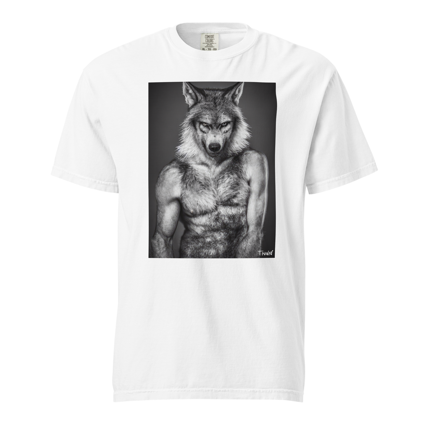 Unisex Graphic T-Shirt: Portraits of Female Creatures - Werewolf