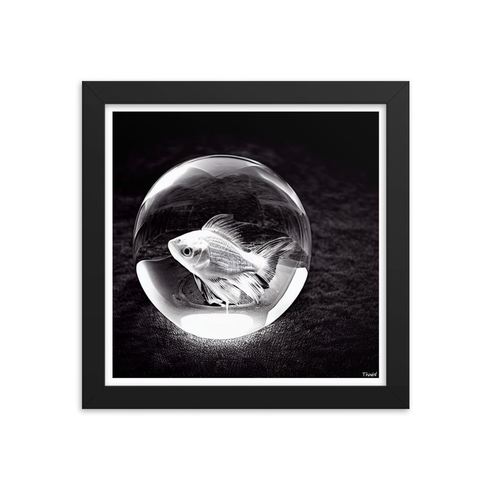 Preservation Spheres - Tropical Fish: Lustre Paper Framed Poster