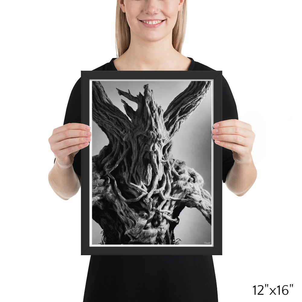 Portraits of Fictional Creatures - Treant: Lustre Paper Framed Poster