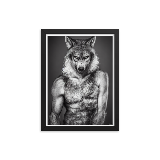 Portraits of Female Creatures - Werewolf: Lustre Paper Framed Poster