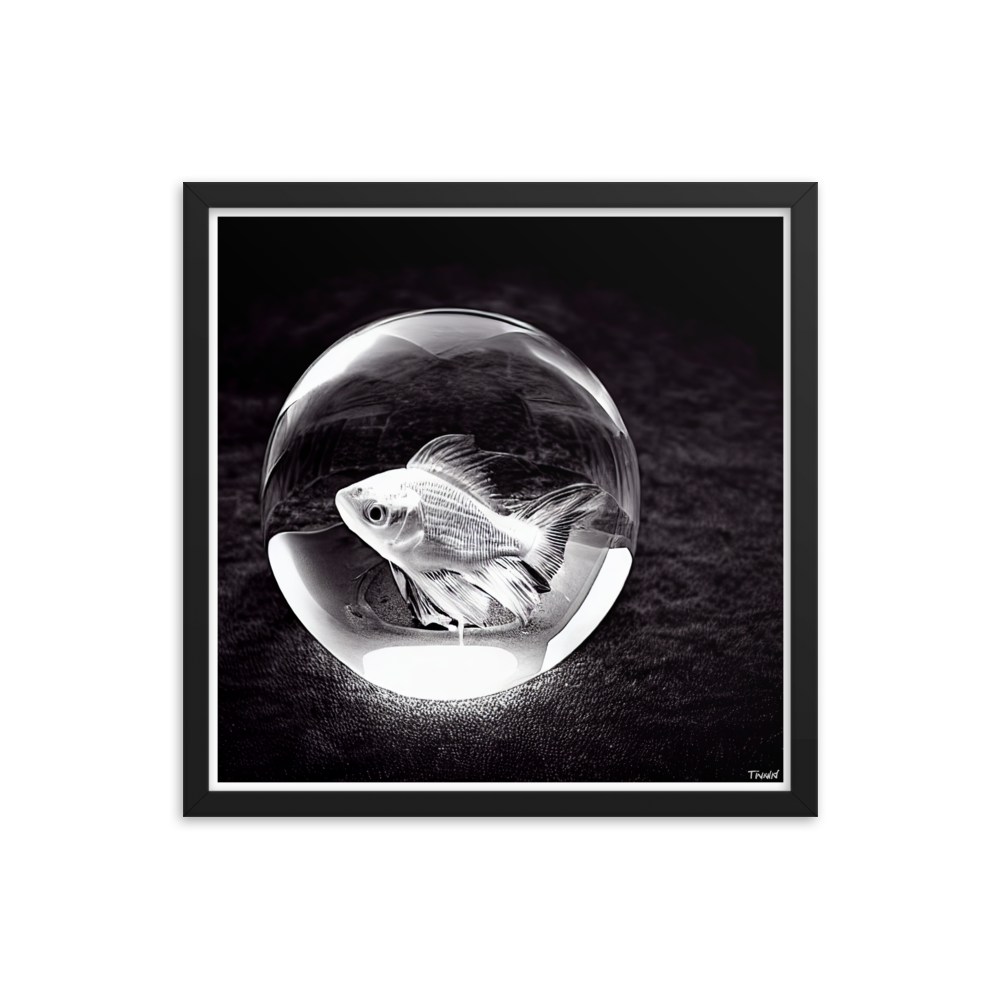 Preservation Spheres - Tropical Fish: Lustre Paper Framed Poster