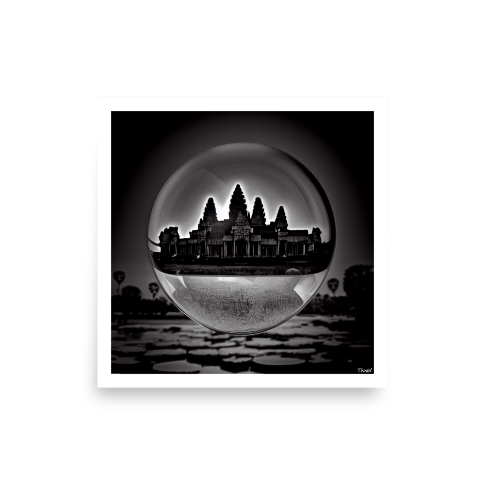Preservation Spheres - Angkor Ruin: Lustre Paper Poster