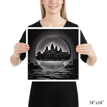 Preservation Spheres - Angkor Ruin: Lustre Paper Poster
